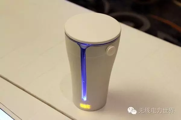 智能水杯也玩无线充电